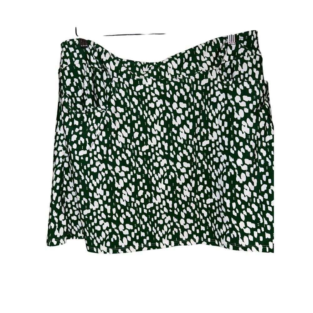 Jude Connally Forest Green and White Patterned Skort